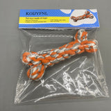 KOIJYFNL Pet toys made of rope – Orange, Gray, White, 15×5.5cm Durable Chew Toy