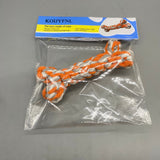 KOIJYFNL Pet toys made of rope – Orange, Gray, White, 15×5.5cm Durable Chew Toy