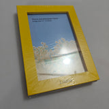 Lifelisa Picture and Photograph Frame，Yellow 4x6 inches- Single Piece for Timeless Memories and Stunning Home Decor