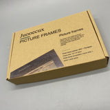 Juooecux Picture Frames - 12x1.5x16 cm MDF & Acrylic Glass Photo Frame, Modern Design with Panel & Backboard
