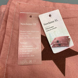 Newhome XL Pillowcases, 100% Linen, Pink, 20×30×0.01 Inches, Soft and Breathable
