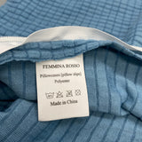 FEMMINA ROSSO Pillowcases [pillow slips], 38x38cm Blue Polyester Pillow Slips, Soft and Durable Decorative Cushion Covers for Sofa, Bed, and Couch