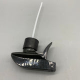 Suiswe Plastic Spray Nozzles - 3-Mode Adjustable Sprayer with Mist, Stream & Off Settings, 24.8x3.2cm, 20cm Tube Length, Fits 3.2cm Bottle Neck, Black