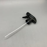Suiswe Plastic Spray Nozzles - 3-Mode Adjustable Sprayer with Mist, Stream & Off Settings, 24.8x3.2cm, 20cm Tube Length, Fits 3.2cm Bottle Neck, Black