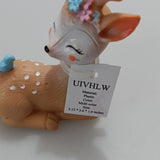 UIVHLW Plastic statuettes - Fawn shape for a cosy home environment