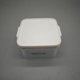 SHQXYLYB Plastic storage containers for household or domestic use – 400ml, PP Material, 9.5×9.5×6.5cm, Double-Lock Design