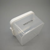 SHQXYLYB Plastic storage containers for household or domestic use – 400ml, PP Material, 9.5×9.5×6.5cm, Double-Lock Design