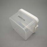 SHQXYLYB Plastic storage containers for household or domestic use – 400ml, PP Material, 9.5×9.5×6.5cm, Double-Lock Design