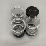 Sylvainik Plastic Storage Containers for Household Use, 115ml - Set of 4 Kitchen Containers with Lids