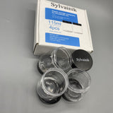 Sylvainik Plastic Storage Containers for Household Use, 115ml - Set of 4 Kitchen Containers with Lids