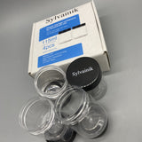 Sylvainik Plastic Storage Containers for Household Use, 115ml - Set of 4 Kitchen Containers with Lids