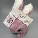Lalawuwu Plush Dolls - Purple Rabbit Design, Soft Plush Fabric, PP Cotton Filling, Pink Color, 3.9x7.5x9.45 Inches