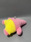 GNRSMK Plush Toy, Patrick Star Design, 15×8.5cm, Soft Polyester Fiber Filling, Washable Fabric, Lightweight 28g
