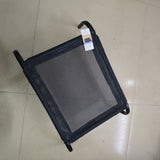 HAODUOHUA Portable beds for pets, 52×35×1.5cm, Breathable Teslin Mesh with Sturdy Steel Frame, Anti-Slip Rubber Pads, Black