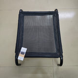 HAODUOHUA Portable beds for pets, 52×35×1.5cm, Breathable Teslin Mesh with Sturdy Steel Frame, Anti-Slip Rubber Pads, Black