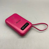 Enlodge Portable Power Charger, 10000mAh, Compact & Convenient, 4-in-1 Charging Cables (iPhone, Type-C, Micro, USB), with Battery Display Screen