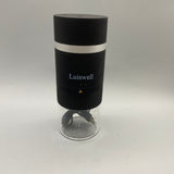 Luiswell Wireless Portable Coffee Grinder - Ceramic Burr, Adjustable Coarseness, Long Battery Life, Auto Shut-Off, Fully Washable, 180x75mm, 13W