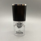 Jixoa Power-Operated Coffee Grinders, Dual Mode Grinding, Type-C Charging, Ceramic Burr, Adjustable Coarseness, Auto-Stop, Black, 190×75mm