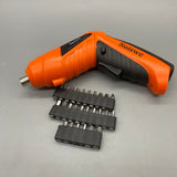 Suiswe Power-Operated Screwdriver with LED Light – Lightweight, Quick Adjust, Pure Copper Motor, 4.2V Battery, 300g, Comfortable Grip, Anti-Slip Design