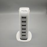 Ceybo Power adapters, AC100-240V Input, DC 5V/6A Output, Multi-Device Charging, Compact Design for Home, Office & Travel