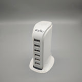 Ceybo Power adapters, AC100-240V Input, DC 5V/6A Output, Multi-Device Charging, Compact Design for Home, Office & Travel
