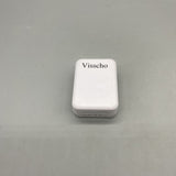 Visscho Power Adapters - Foldable Hidden Plug, 4 USB Ports, Compact and Portable