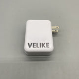 VELIKE Power supply connectors and adaptors for use with portable electronic devices - 4 Ports, Intelligent Temperature Control, Smart Protection, Compact Size 6.1×2.8×5.5cm