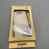 A&K Protective cases for smartphones - Full Body Coverage, Purple, Transparent Back, Minimalist Design