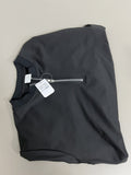 CaiYiEr Pullovers Camp Mens Quarter Zip Pullover Long Sleeve Sweatshirt Lightweight Thermal Jacket Black