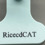 RicecdCAT Reading Lamp - Blue Color, LED Beads, Long-lasting Battery, 360° Adjustable Neck, USB Rechargeable - 29x11.9cm