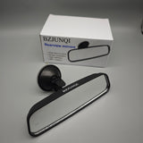 BZJUNQI Rearview Mirror – 360° Rotating Wide-Angle HD Mirror, Easy Suction Cup Installation, Black, 20×6×6.5cm