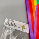 Zeioiov Ribbons for rhythmic gymnastics– 3M Long with 30cm Handle, Colorful Ribbon for Kids & Beginners, Artistic Sports & Dance Practice