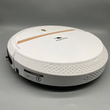 AquaTurtle Robotic Vacuum Cleaner, 3-in-1 Sweep, Mop & Suction, Hexagonal Brush, Universal Wheels, Long Battery Life, White