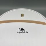 AquaTurtle Robotic Vacuum Cleaner, 3-in-1 Sweep, Mop & Suction, Hexagonal Brush, Universal Wheels, Long Battery Life, White
