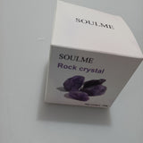 SOULME Rock Crystal - 100g Purple Crystal for Healing and Energy Balance