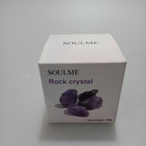 SOULME Rock Crystal - 100g Purple Crystal for Healing and Energy Balance