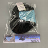 DITON Saddle covers for bicycles - 3D Honeycomb Grid Material, Blue/Black, 26x21cm