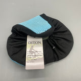DITON Saddle covers for bicycles - 3D Honeycomb Grid Material, Blue/Black, 26x21cm