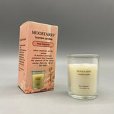 MOOSTARRY Scented Candles – Rose Fragrance, 60g Natural Soy Wax, Long-Lasting 25-Hour Burn Time, Essential Oil Infused, 6x6x5cm