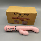 MCIHQPY Sex Toy, Waterproof, USB Charging, Pink – Strong Vibration with 1.5-Hour Charge, 2-Hour Playtime, Soft Silicone Design
