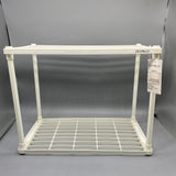 ZEVPKCIT Shelves, 15.75x26.00x9.84 Inches, Durable PP Material, Modern Design for Home & Office Storage