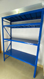 YMshelf Shelves, Durable Metal 4-Tier Shelving Unit, Removable and Easy to Assemble