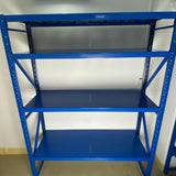 YMshelf Shelves, Durable Metal 4-Tier Shelving Unit, Removable and Easy to Assemble