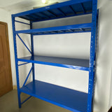 YMshelf Shelves, Durable Metal 4-Tier Shelving Unit, Removable and Easy to Assemble