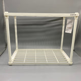 JOSPOW Shelves for Storage, 15.75x26.00x9.84 Inches, Durable PP Material, Space-Saving Organizer for Home & Office Use