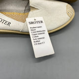 SROTER Shoes, Cotton Upper with Rubber Sole, US Size 5.5, Comfortable and Durable Footwear