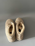 Fuermos Shoes – Brown Suede, Size 38, Lace-Up Design, Comfortable Lining, Durable Rubber Sole