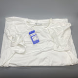 YSB YISIBIA Short-Sleeve Shirts - Cotton, White, Size M, Breathable and Comfortable
