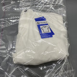 YSB YISIBIA Short-Sleeve Shirts - Cotton, White, Size M, Breathable and Comfortable
