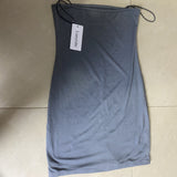 Lianyishe Skirts, Grey Polyester, Size S, Elegant and Comfortable
